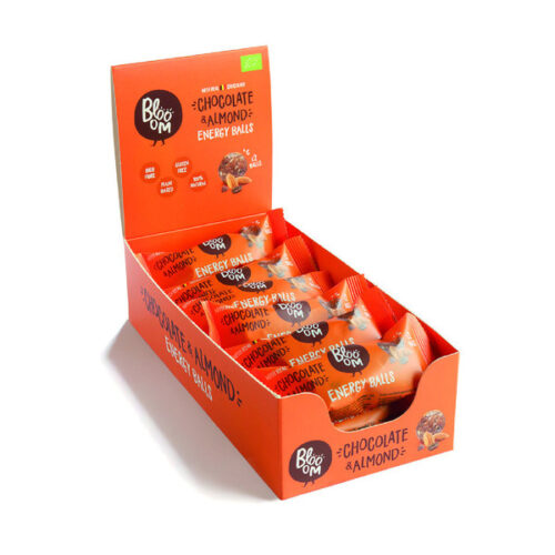 Mahe Energiapall (toor)- Mandel ja Šokolaad 36g- Maxi (12tk)
