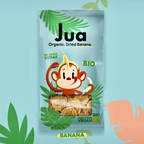 Jua Mahe Kuivatatud Banaan - Maxi (9x 25g + 1 tasuta)