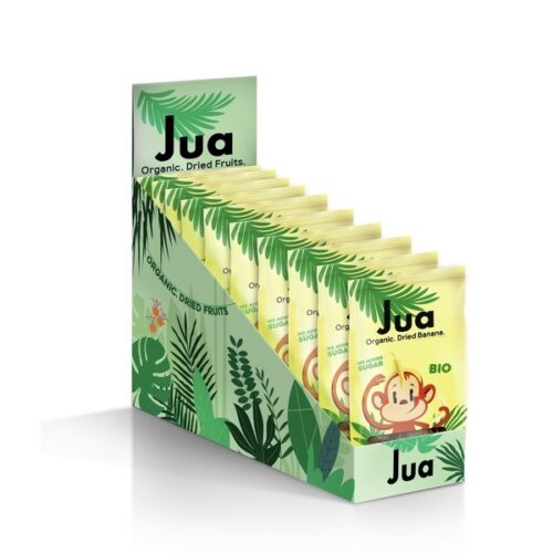 Jua Mahe Kuivatatud Banaan - Maxi (9x 25g + 1 tasuta)