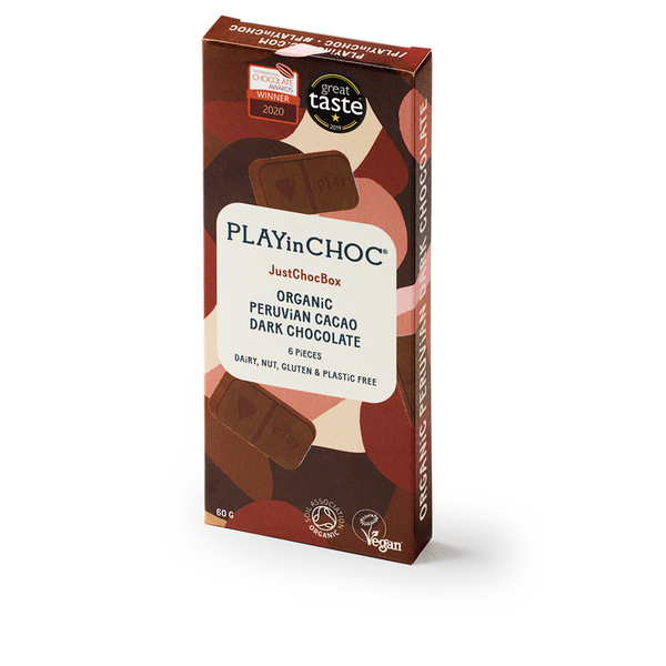 JustChoc Mahe Tume Šokolaad Peruu kakaost- 60g (6x 10g)