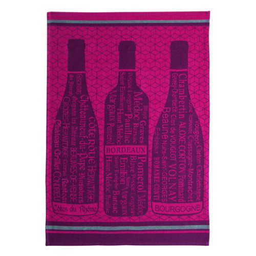 Coucke Köögirätik Bouteille de Vin- 100% puuvill 50x75cm