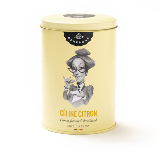 Generous mahedad Belgia - Celine Citron- sidrunimaitselised küpsised- 120g, metallkarp,, GV