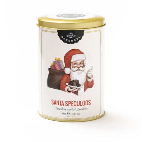 Generous mahedad Belgia küpsised- Santa Speculoos šokolaadiga (jõuluküpsis/piparkook)- 140g