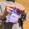 JOM_blueberry_raspberry_bag JOM Mahedad Kummikommid - Hapukas Mustikas ja Vaarikas- Maxi (12 x 70g)