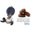 Chocolate Kid Generous mahedad Belgia - Chocolate Kid (Batman)- šokolaadi-mandli küpsised- 100g, GV