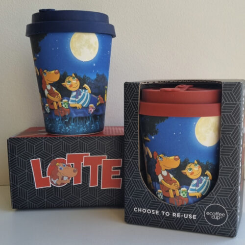 Lotte joogitops lastele 350ml - Öö piknik - punane