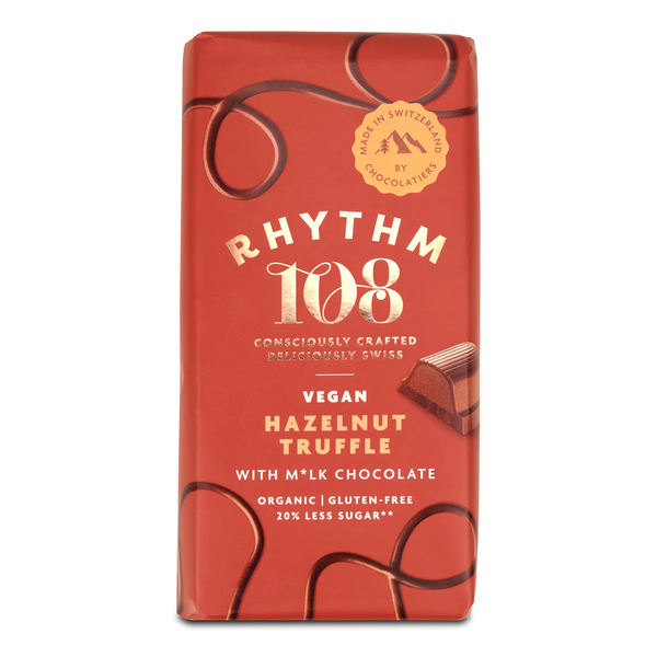Rhythm108- Mahe Šveitsi Sarapuupähkli- Trühvli Šokolaad - 100g