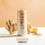 Gimber-Mahe Gaseeritud Ingverijook virsiku ja zenshenniga- 250ml